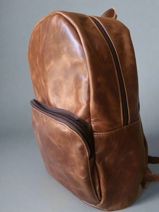 Leather Backpack Large